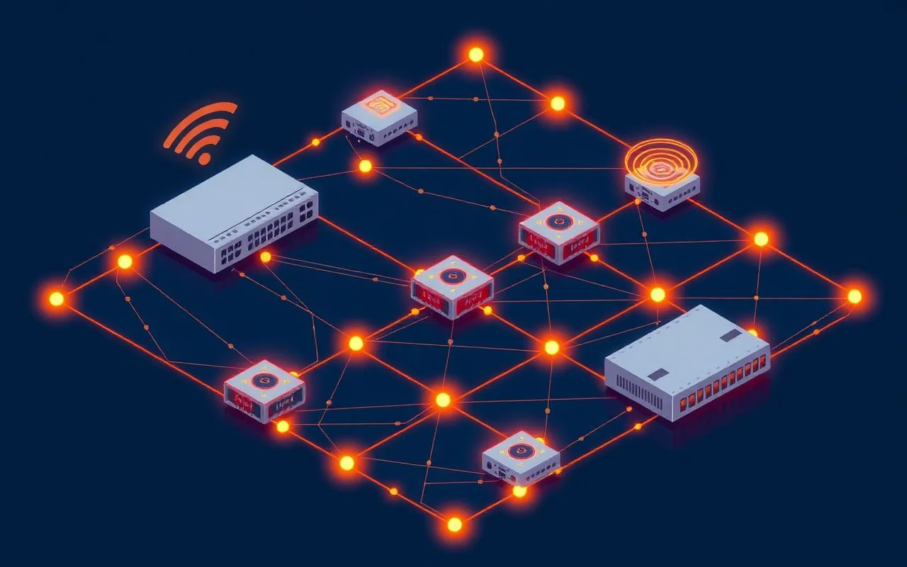 Networking illustration