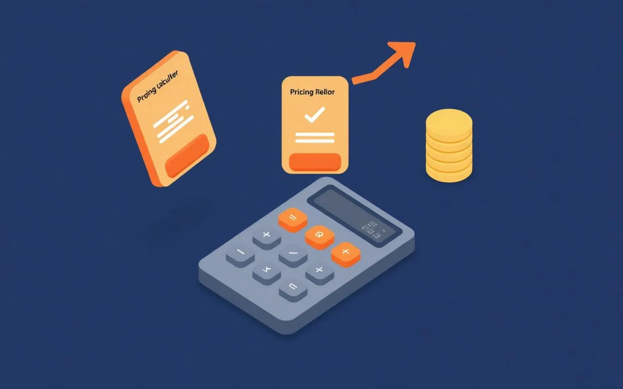 Interactive IT services pricing configurator dashboard