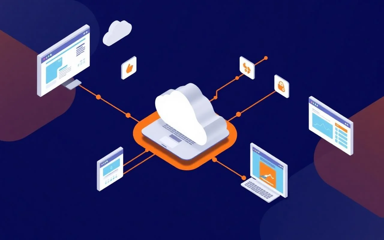 Software as a Service (SaaS) illustration
