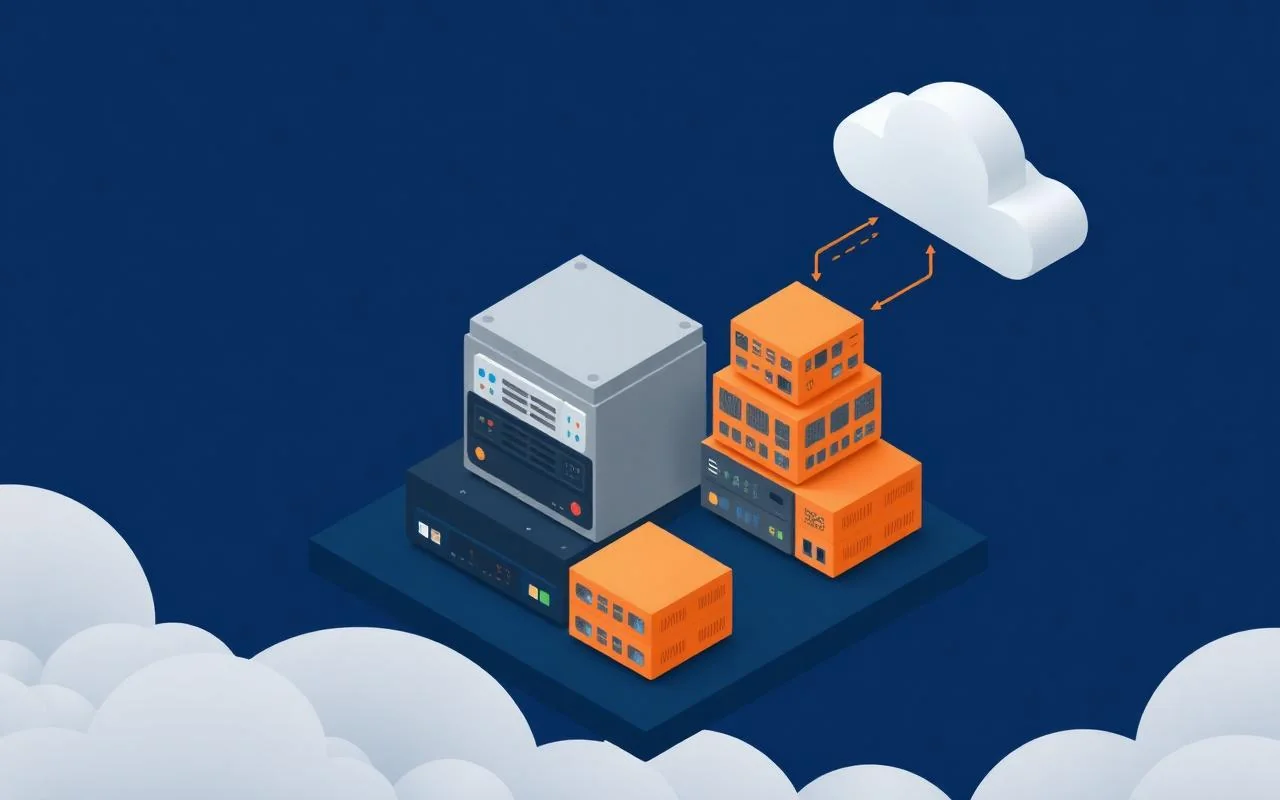 Infrastructure as a Service (IaaS) illustration
